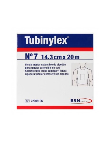 Tubinylex Nº 7 Tronco: Venda tubular extensible de algodón 100% (15 cm x 20 metros)