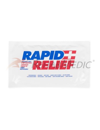 Caja 24 uds compresas Rapid Relief Reutilizable Blanca (15x26 cm)