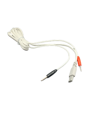 Cable con salida banana para uso de electrodos o pinzas para ITO ES-130