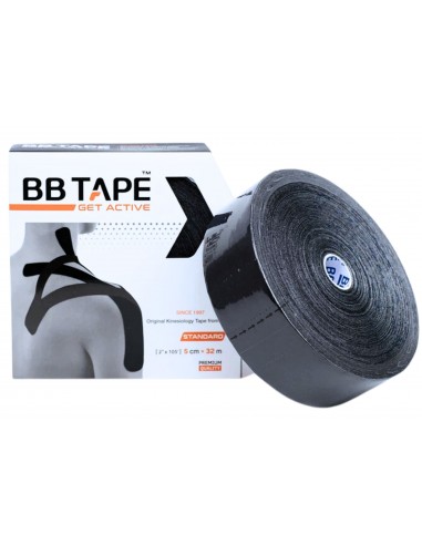 Bb-Tape 32M - Kinesiotape Negro