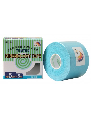 Kinesiology Tape Temtex 5X5 azul